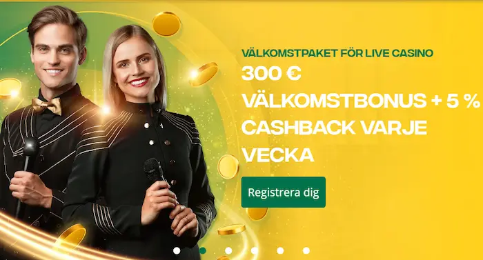 QBet Casino Sverige bonus